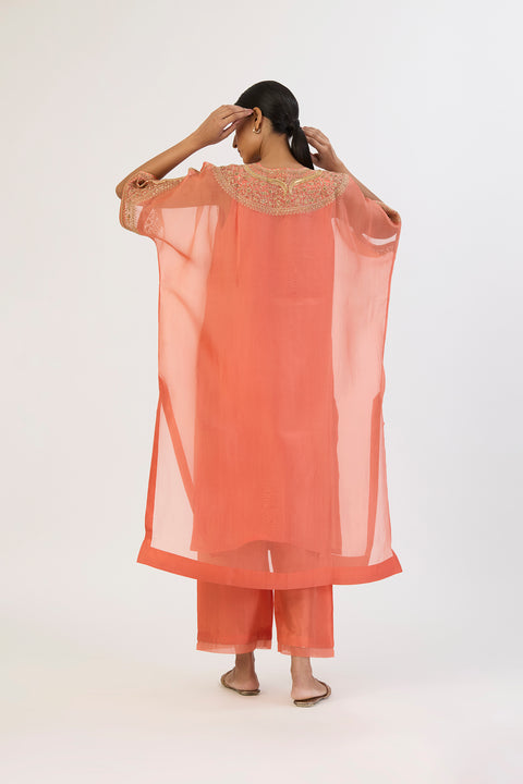 Avanti Kaftan and Pant - Coral