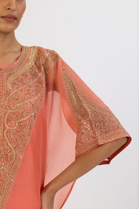 Avanti Kaftan and Pant - Coral