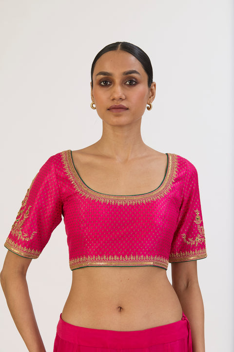 Meena Blouse - Fuschia