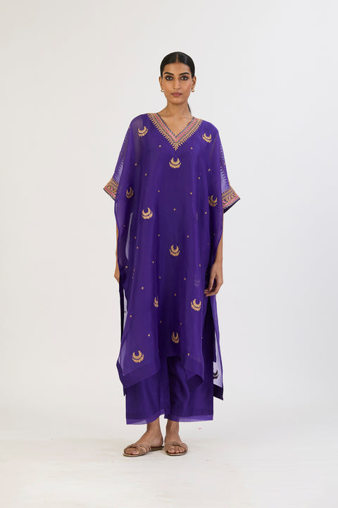 Sailo Kaftan and Pant - Purple