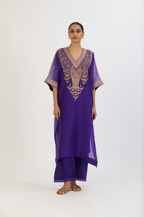 Shambhavi Kaftan and Pant - Purple
