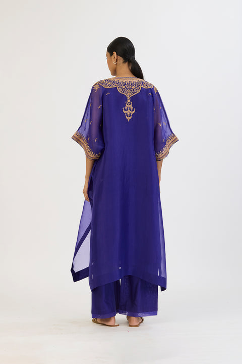 Shambhavi Kaftan and Pant - Purple