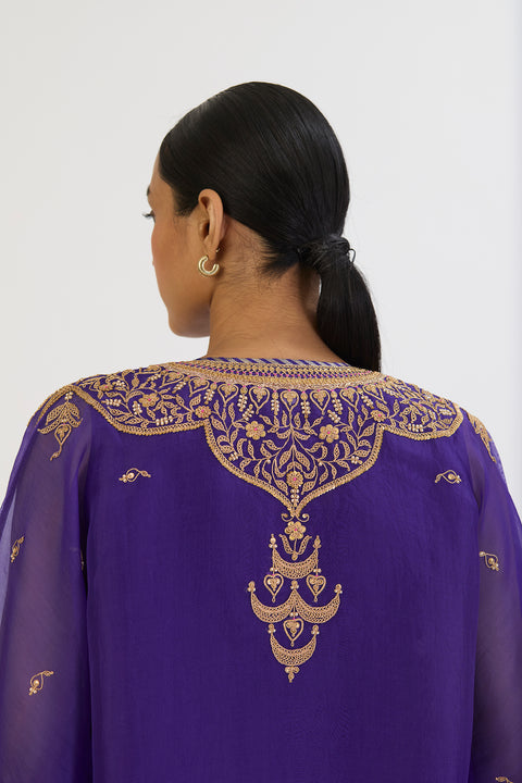 Shambhavi Kaftan and Pant - Purple