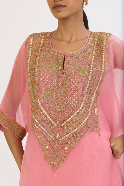 Mitali Kaftan and Pant - Pink