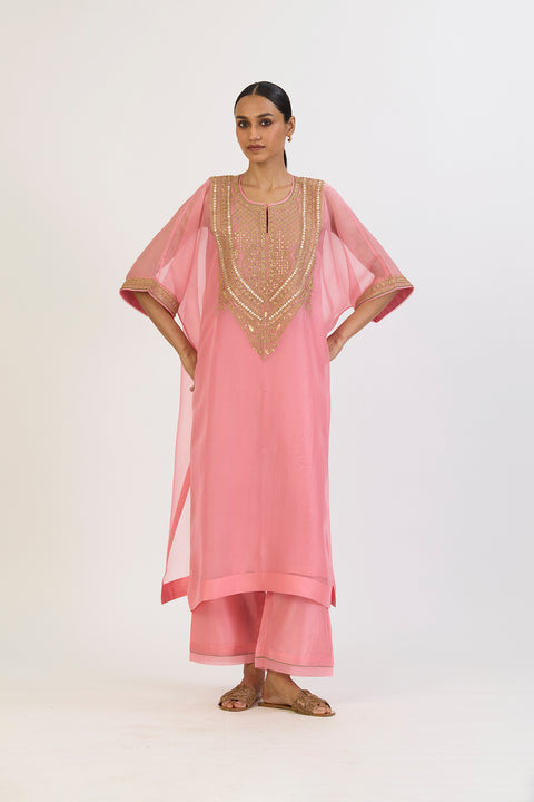 Mitali Kaftan and Pant - Pink