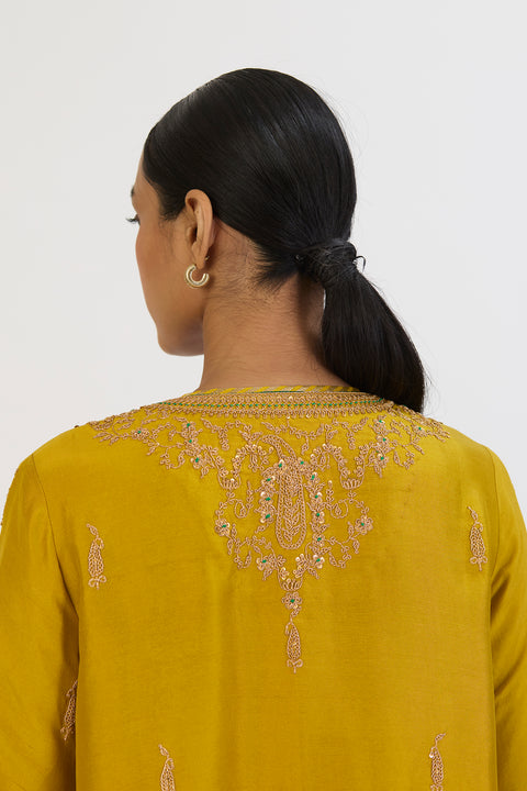 Ishani Kurta and Pant - Lime Green