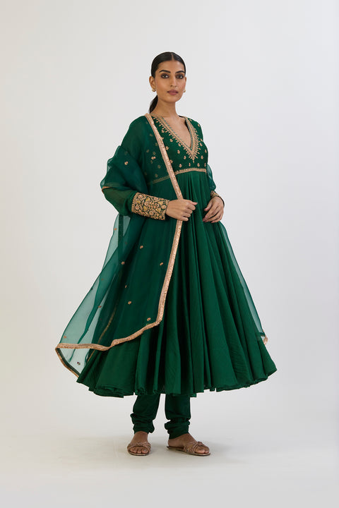 Rasa Dupatta - Green
