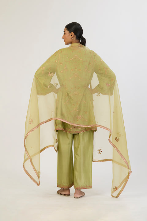 Advika Dupatta - Sea Green