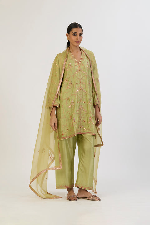 Advika Dupatta - Sea Green