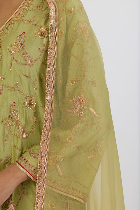 Advika Dupatta - Sea Green