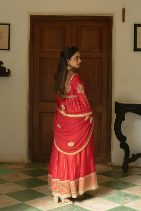 Kriti Anarkali-Red