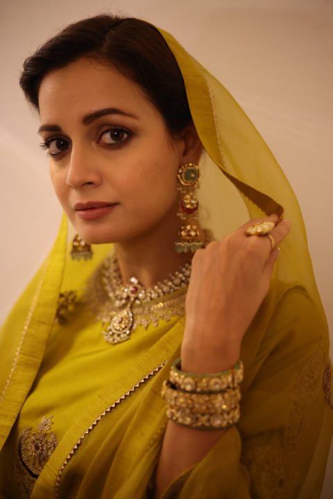 Dia Sharara Set-Lime