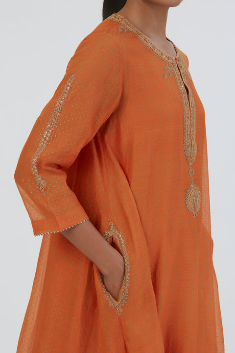 Jaya Kurta and Pant-Orange