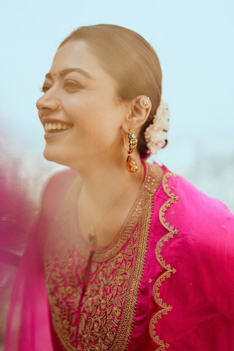 Qala Kurta and Pant-Fuschia