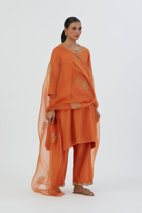Jaya Kurta and Pant-Orange