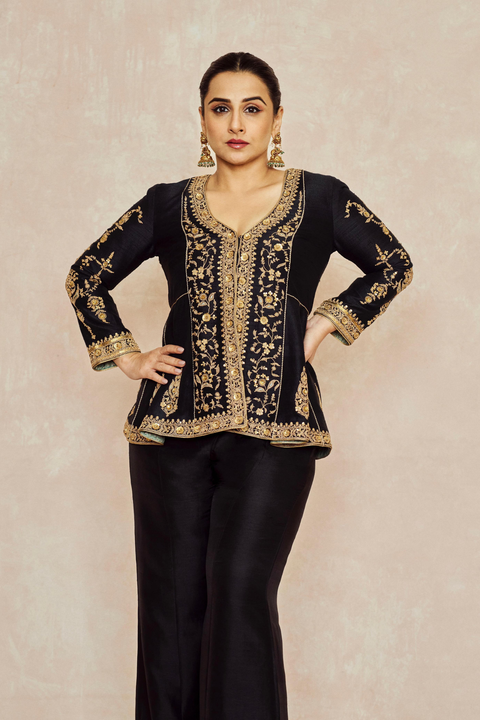 Alka Jacket and Pant- Black