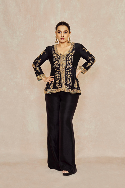 Alka Jacket and Pant- Black