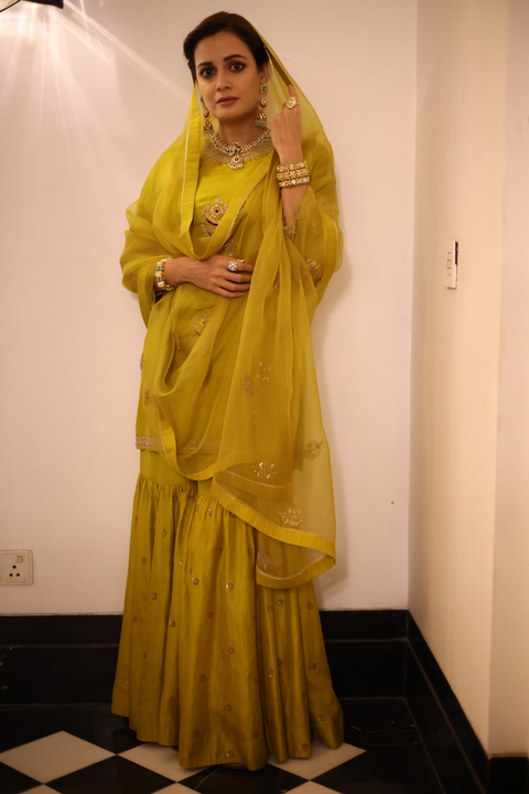 Dia Sharara Set-Lime