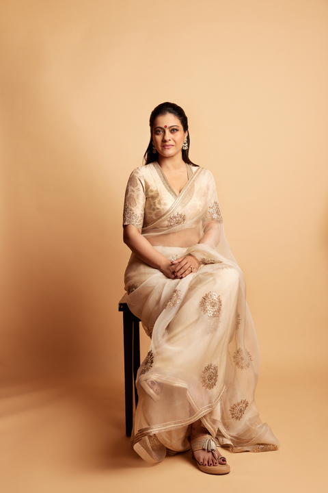 Inaaya Saree-Ivory