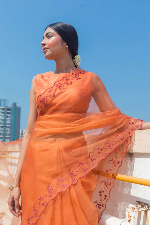 Sara Blouse-Orange