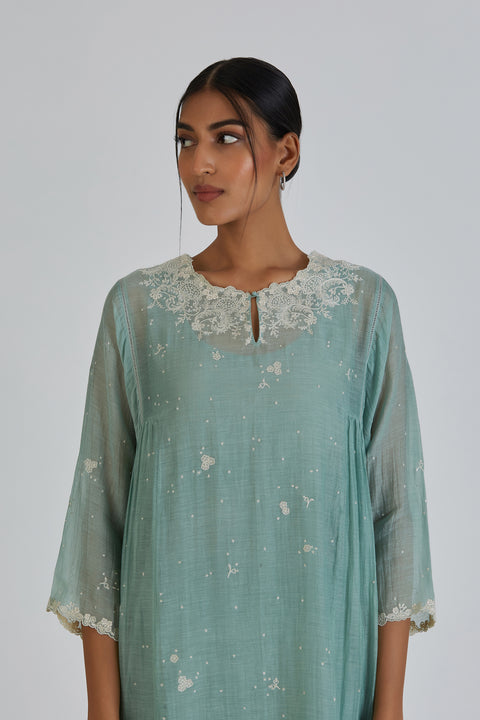 Binti Kurta and Pant-Light Blue