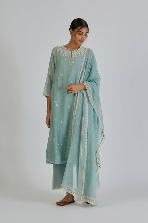 Binti Kurta and Pant-Light Blue