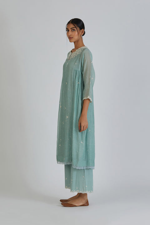 Binti Kurta and Pant-Light Blue