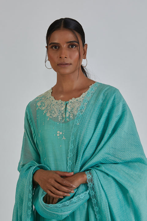 Priyanka Dupatta-Turquoise