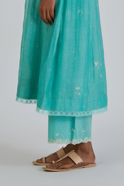 Binti Kurta and Pant-Turquoise