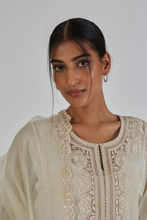 Noori Dupatta-Ivory