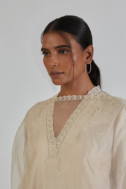 Aneeta Dupatta-Ivory