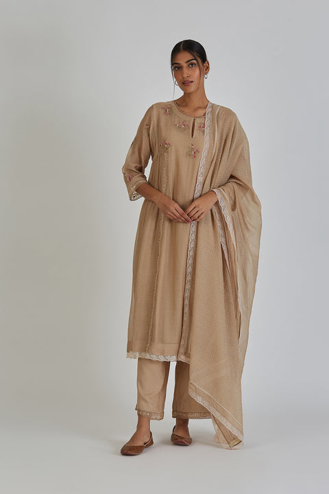 Smriti Dupatta-Beige