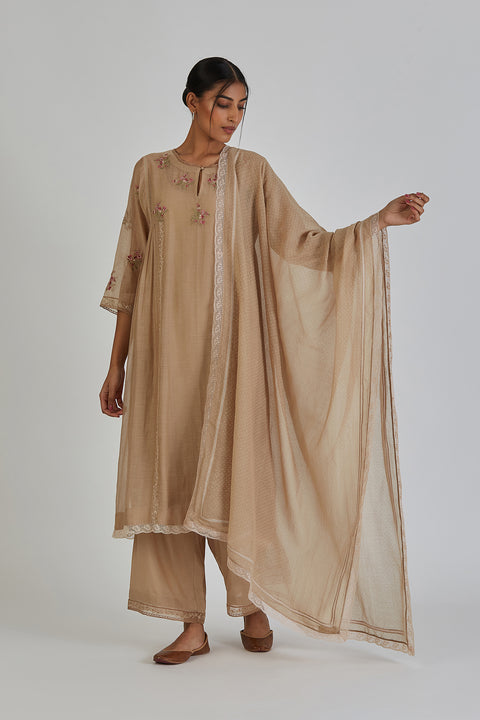 Smriti Dupatta-Beige