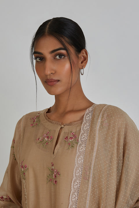 Smriti Dupatta-Beige