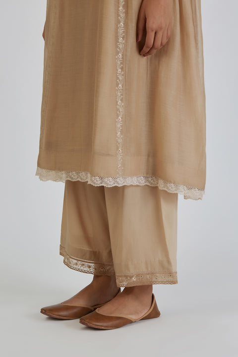 Sima Kurta and Pant-Beige