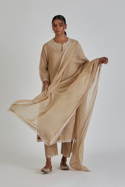 Priyanka Dupatta-Beige