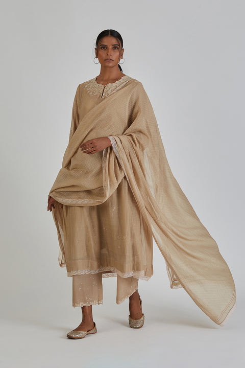Priyanka Dupatta-Beige