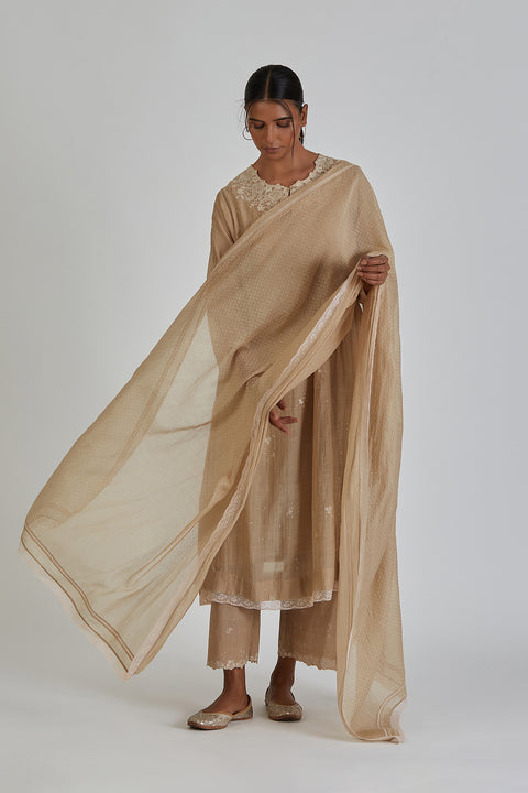 Priyanka Dupatta-Beige