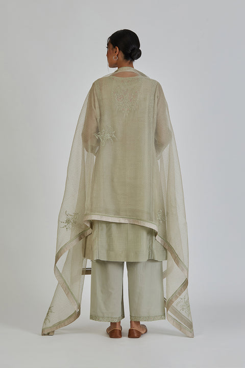 Firuzeh Dupatta-Sage Blue