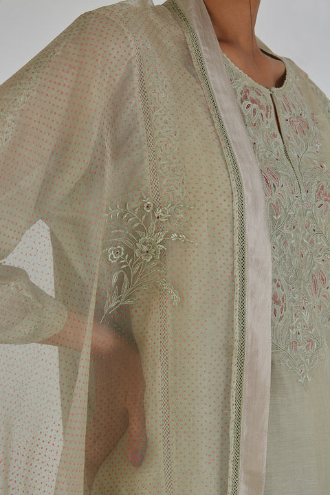 Firuzeh Dupatta-Sage Blue