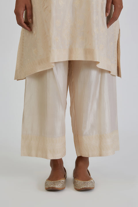 Daneen Kurta and Pant-White