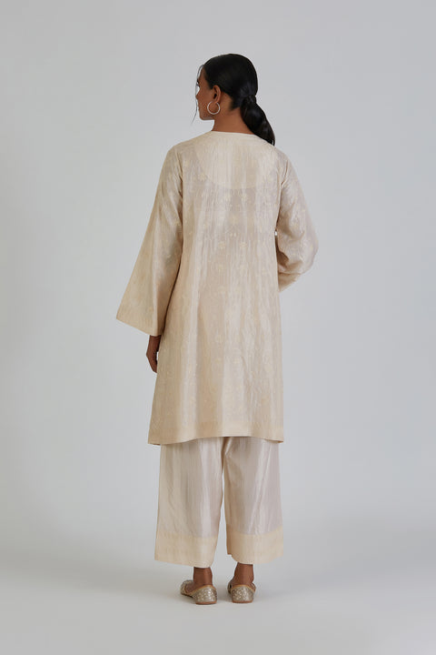Daneen Kurta and Pant-White