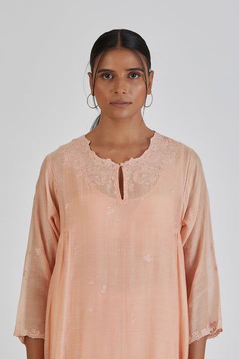Binti Kurta and Pant-Peach