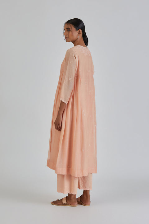 Binti Kurta and Pant-Peach