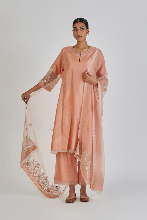 Vanita Dupatta-Peach