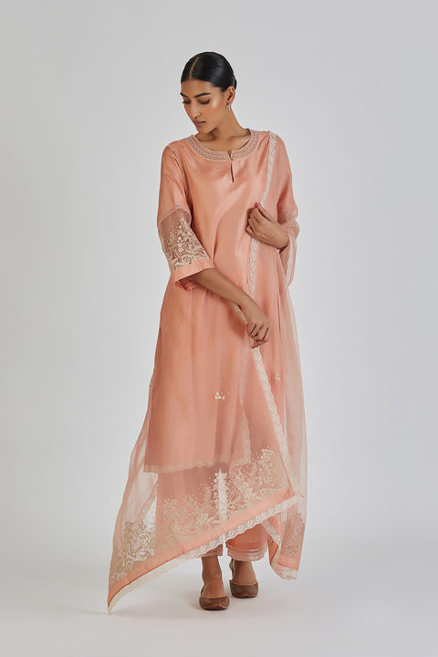 Vanita Dupatta-Peach