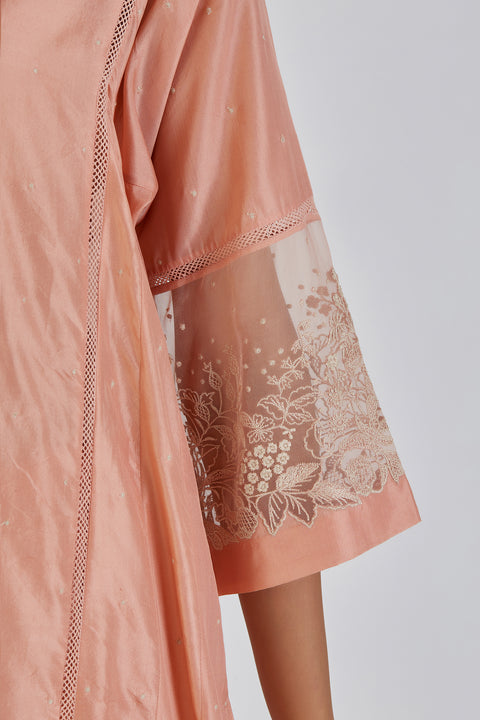 Urmi Kurta and Pant-Peach
