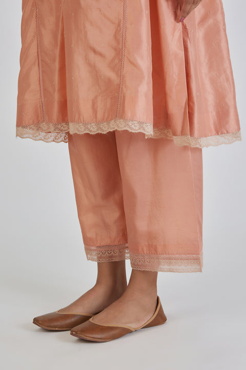 Urmi Kurta and Pant-Peach