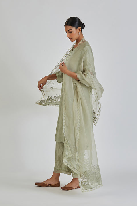 Vanita Dupatta-Green
