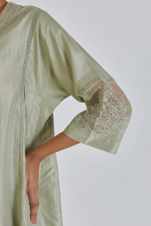 Urmi Kurta and Pant-Sea Green